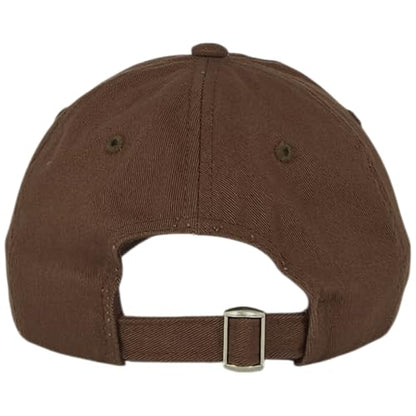 E BY ELIDAN Boston EST 1630 Dad Hat, Embroidered Cotton Baseball Cap - color: Brown