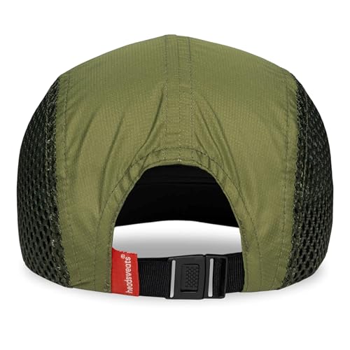Headsweats Performance Crusher Hat - color: Olive/Mountains