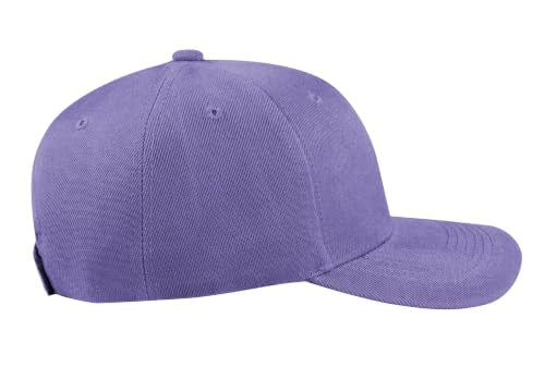 TK Flex Blank Hats, Adjustable Plain Hats, Casual Women's and Men's Hats, Baseball Caps for Patches and Embroidery, 12 Pack - color: Purple