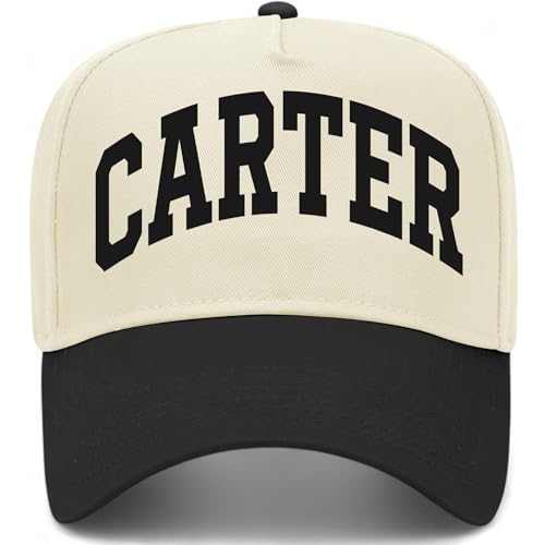 Carter Collegiate Hat - color: Black/Natural