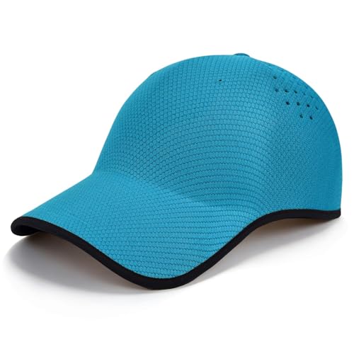 ZOORON Uncrushable Baseball Cap, Seamless Hats with Breathable Air Holes - color: Blue