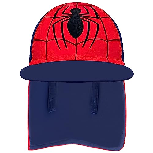 Kids Legionnaires Hat, UPF 50+ Sun Protection Swim Cap Flap Hat for Kids, Quick Drying Sun Hat for Beach Seaside - color: Uv-spider, size: 1-2T