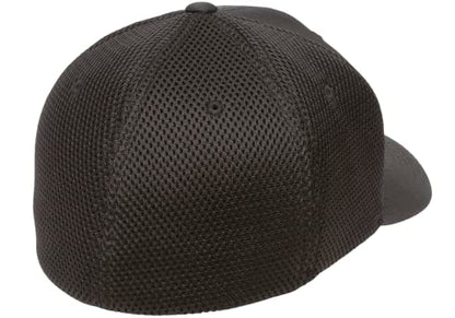 Flexfit 6533 Ultrafibre & Airmesh Lightweight Stretch-Fitted Cap - color: Black, size: Small-Medium