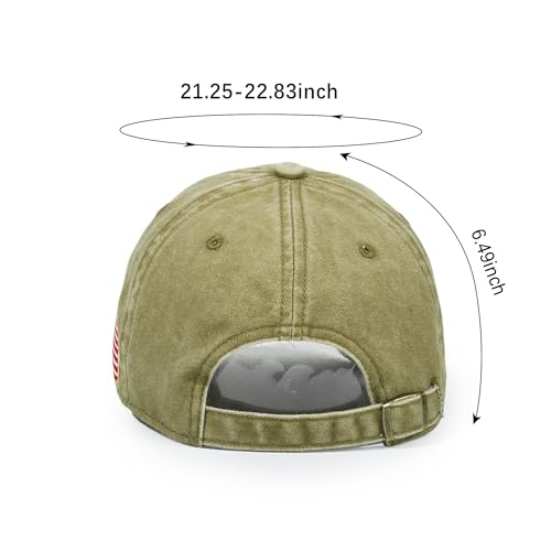 USA 250th Anniversary Baseball Cap Patriotic Embroidered American Hat - color: 2-khaki