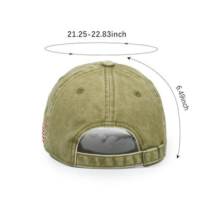 USA 250th Anniversary Baseball Cap Patriotic Embroidered American Hat - color: 2-khaki