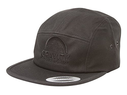 Gravity Outdoor Co. 5 Panel Hat - color: Blackout