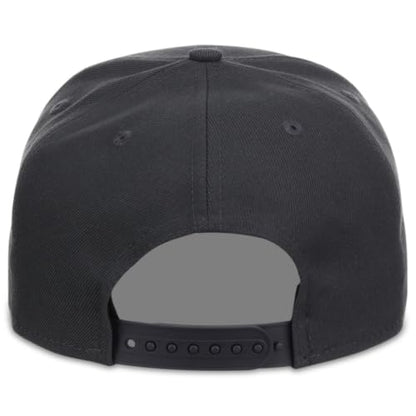 New Era Blank Custom 59FIFTY Fitted Flat Bill Cap - color: Graphite, size: 8