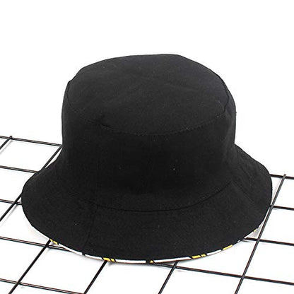 Umeepar Unisex Reversible Packable Bucket Hat Sun Hat for Men Women - color: Banana White