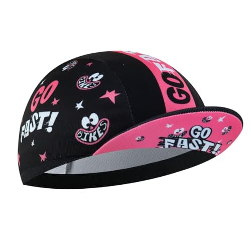 Cycling Cap for Man and Woman Cycling Hat Under Helmet-Polyester Breathable Sweat Absorbent - color: Go-2