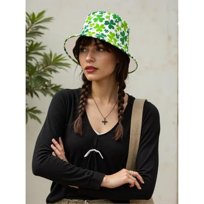 Bucket Hat for Men Women Funny Holiday Fishing Hat Cute Fisherman Cap - color: Stp White