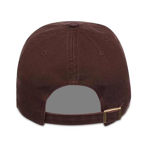 Lids Blank Baseline Dad Adjustable Strapback Hat - color: Brown