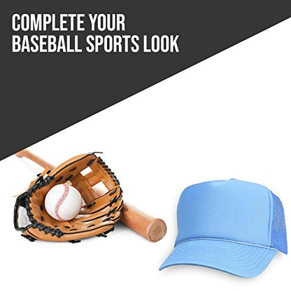 2 Packs Baseball Caps Blank Trucker Hats Summer Mesh Cap (2 FOR Price of 1) - color: Col Blue