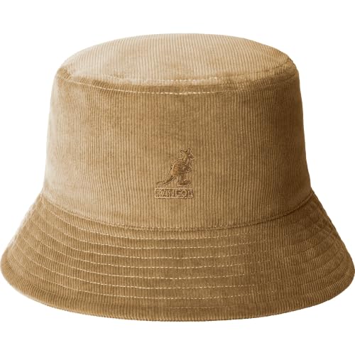 Kangol Men's Cord Bucket Hat - color: Beige, size: Medium