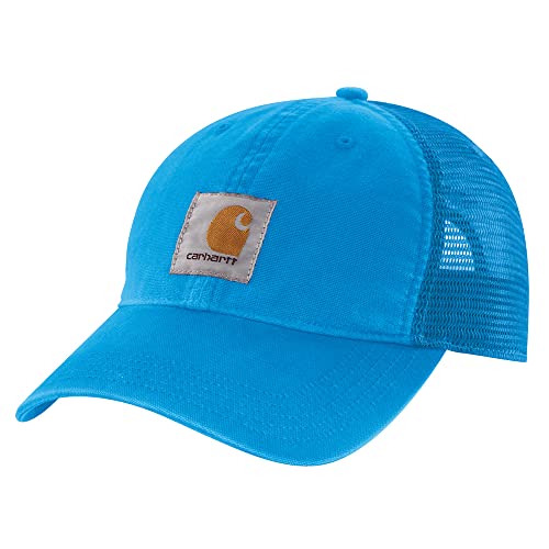 Carhartt Men's Buffalo Sandstone Meshback Cap - color: Azure Blue