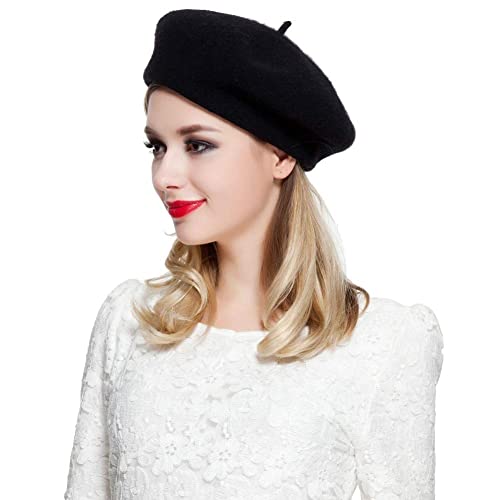 Jolbndcv 6PCS Beret, French Beanie, Outdoor, Winter, Fashion Lady Hat - color: Gray,khaki