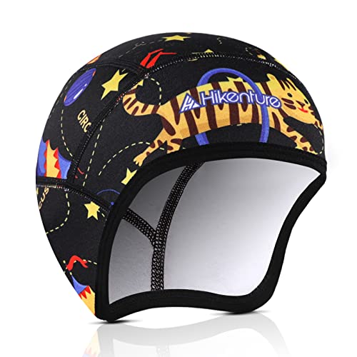 Hikenture Kids Skull Cap Helmet Liner Winter Hat for Boys and Girls Beanie Ski Hat with Thermal Fleece for Snow Sports… - color: Black8
