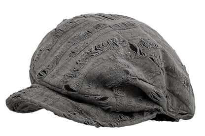 Pocadri Slouchy Pleated Newsboy Hats for Women Men Spring/Fall Retro Beret Hat Visor Lightweight Cabbie Cap - color: E-blue