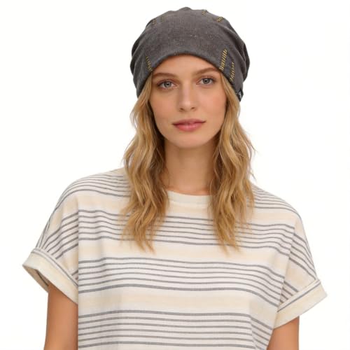 Ruphedy Men Slouchy Beanie Summer Long Oversize Thin Lightweight Skull Cap B011h - color: B402-yellow, size: One Size