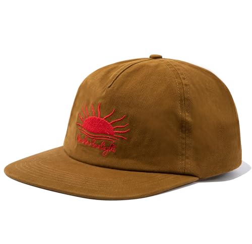 Classic Snapback Hat Fashion Trucker Hat Hip Hop Style Flat Bill Baseball Cap Umpire Fitted Hat Vintage 90s Hats - color: Mg-pydlty09-camel