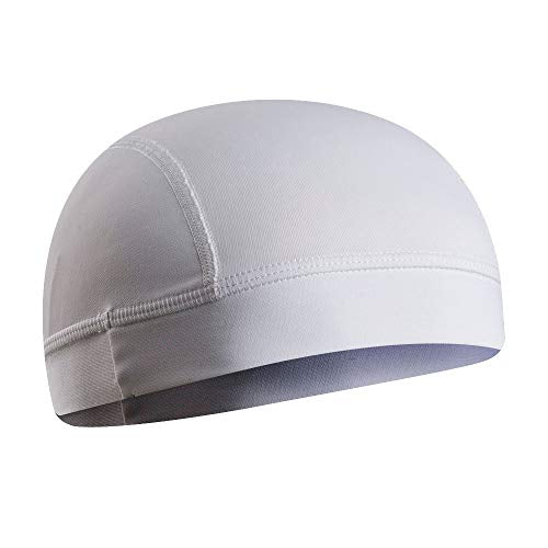 PEARL iZUMi Unisex Transfer Lite Skull Cap, Breathability & Sweat Absorption, Cooling Under Bike Helmet - color: White