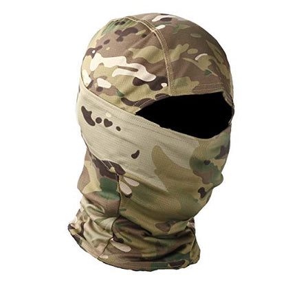 TOPTIE Mesh Balaclava with Hinge Design, Breathable Helmet Liner - color: Camouflage