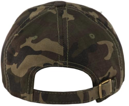 TSSGBL Unstructured Distressed Baseabll Cap Cotton Soft Dad Hat Adjustable Low Profile Headwear Ball Caps for Women Men - color: Distressed Camo, size: Medium-Large