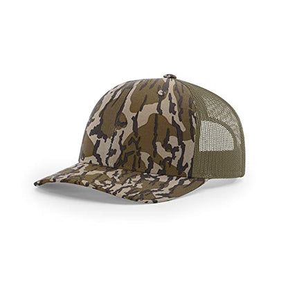 Richardson 112 Classic Six-Panel Adjustable Snapback Trucker Cap - color: Bottomland/Loden