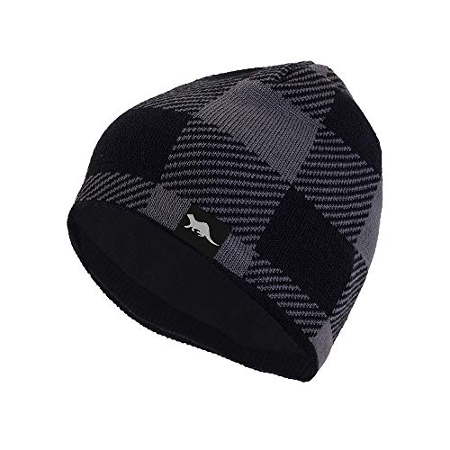 OTTER Waterproof Beanie for Men Women - color: Grey-b