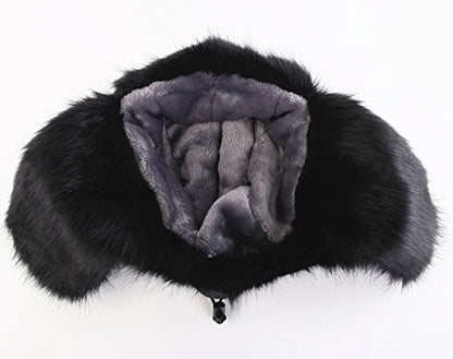 Connectyle Men's Trapper Hat Faux Fur Lined Winter Earflap Hat Warm Windproof Snow Ski Hats