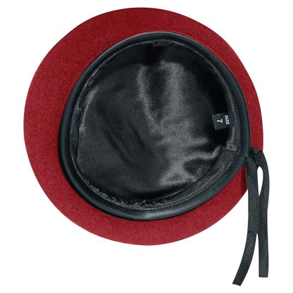 Rothco Wool Monty Beret - Elevate Your Style - Classic Uniform Ready Cap - color: Red, size: Small