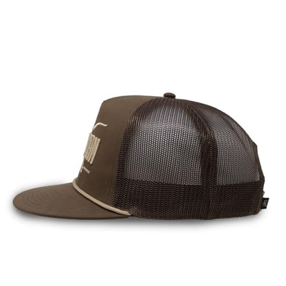 Longhorn Adjustable Snapback Western Hat - color: Brown