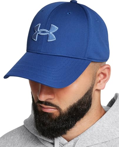 Under Armour Blitzing Hat Adjustable - color: (432) Tech Blue / / Horizon Blue