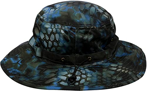 Outdoor Cap Kryptek Boonie Hat with Adjustable Chin Strap - color: Multi