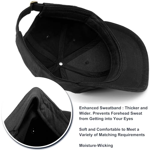 Loneshark Short Brim Baseball Hat for Running Small Bill Umpire Cap - color: Black