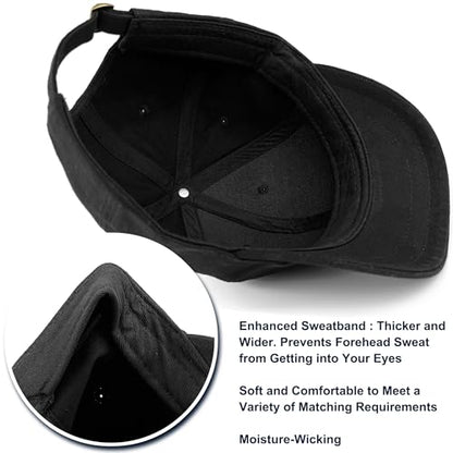 Loneshark Short Brim Baseball Hat for Running Small Bill Umpire Cap - color: Black