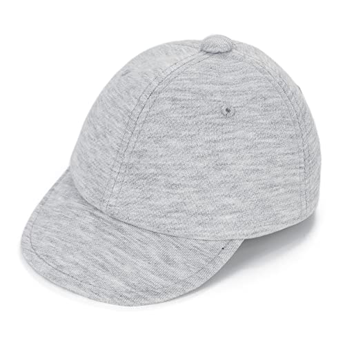 Durio Baby Baseball Cap UPF 50+ Infant Sun Hat Elastic Back 0-12 Months - color: B Gray, size: 6-12 Months