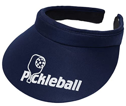 Cushees.com™ Slip-On Visor [733 Pickleball] - color: Navy Blue