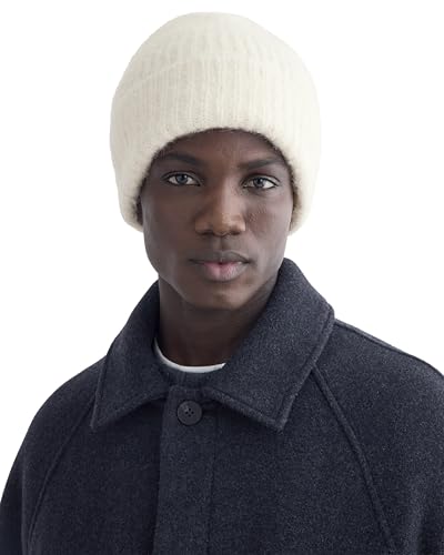 Everlane Unisex Adult Everlane Plush Alpaca Beanie - color: Bone