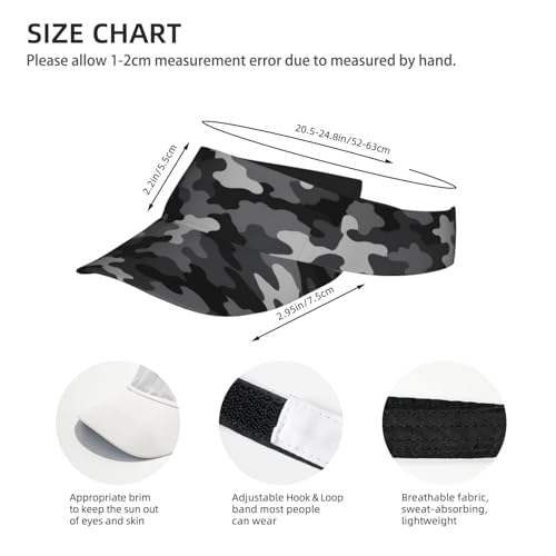 Panda Sports Sun Visor Hats for Women Men - color: 19