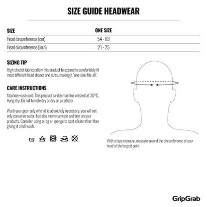 GripGrab Summer Cycling Bandana UV Protection Under Helmet Headwrap - color: Dark Red