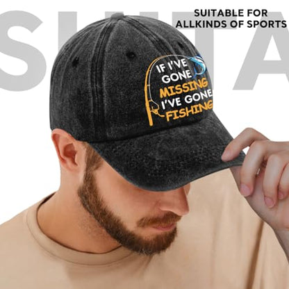 Fishing Adjustable Cotton Baseball Cap, Funny Trucker Hat Gift for Men Women Grandpa Dad Fishing Lover Fisherman - color: A