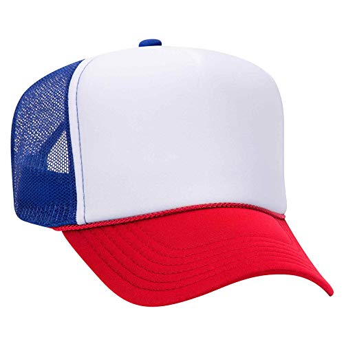 OTTO mens Visor - color: Red/Wht/Ryl, size: One Size