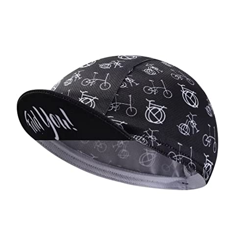 Cycling Cap - Polyester Road Cycling Hat-Under Helmet - Cycling Helmet Liner Breathable&Sweat Uptake - color: C4