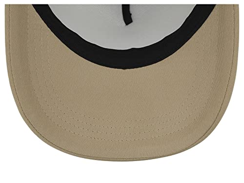 Lids Blank Basic Foam Trucker Adjustable Snapback Hat - color: Tan/Tan