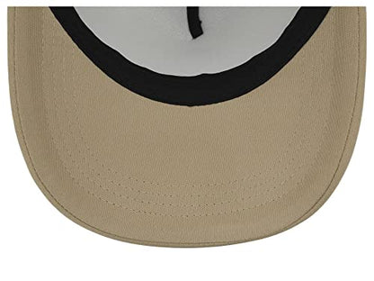Lids Blank Basic Foam Trucker Adjustable Snapback Hat - color: Tan/Tan