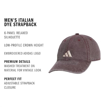 adidas Men's Ultimate Hat Baseball Cap - color: Maroon/Crystal Linen Beige/Dye