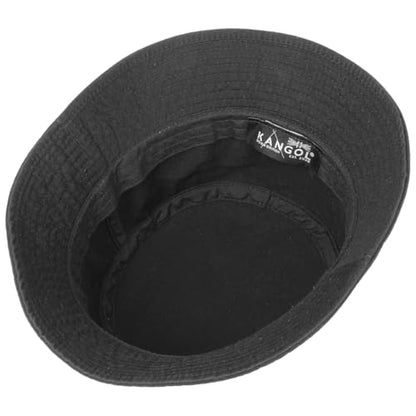 Kangol Washed Bucket Hat Lemon Sorbet - color: Black, size: Large