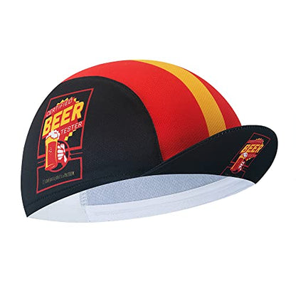 Beer Cycling Cap - Retro Cycling Hat-Under Helmet - Cycling Helmet Liner Breathable&Sweat Uptake - color: M