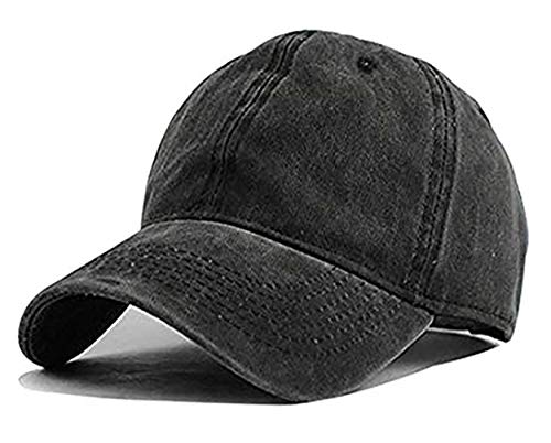 Mommy Jennie Unisex Vintage Washed Distressed Baseball-Cap Twill Adjustable Dad-Hat - color: A01-black