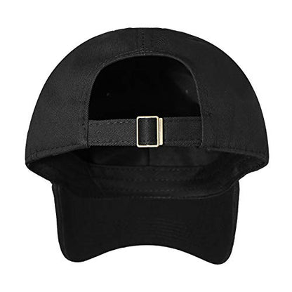 IIN American Flag Baseball Cap for Men Women Low Profile USA Army Tactical Operator Military Plain Dad Hat - color: Black